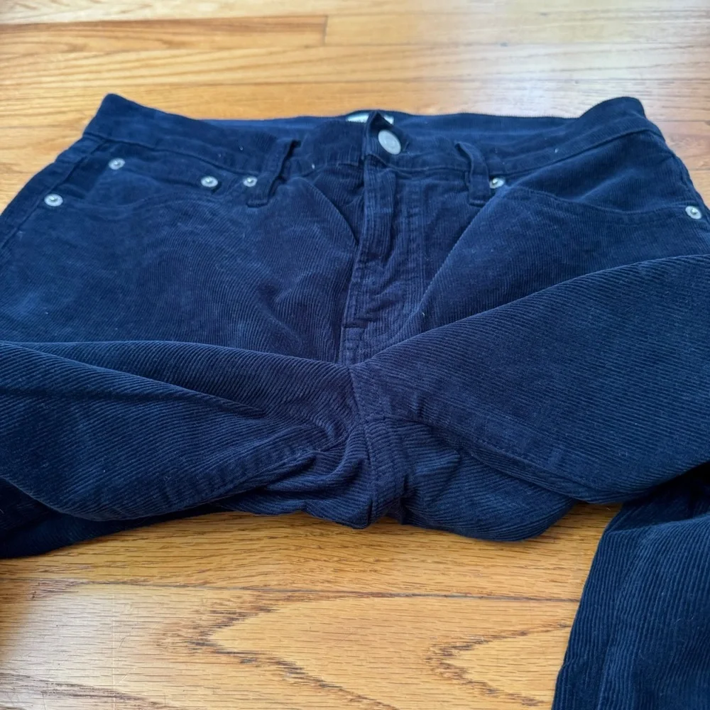 J.Crew Women’s Vintage Straight Corduroy‎ Pants Navy Blue - Size 29